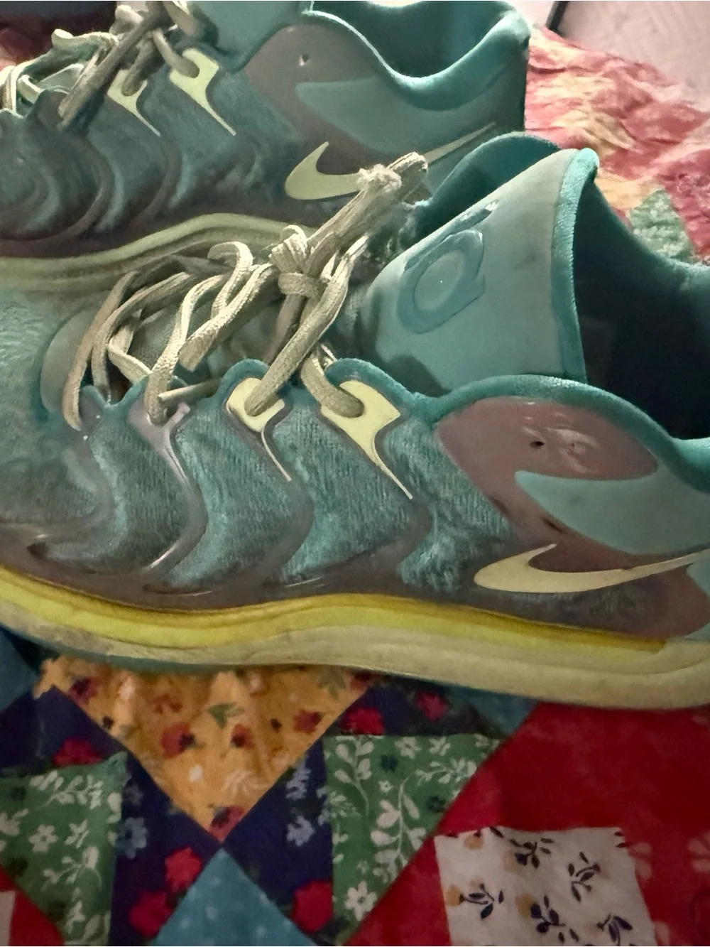 Nike Teal KD Men's Athletic Shoes